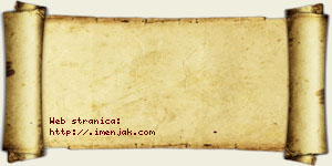 Jana Dragović vizit kartica